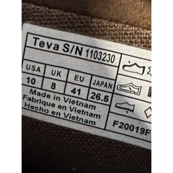 Teva Anaya Chelsea Brown Waterproof Leather Boots 1103230 Women’s Size 10
