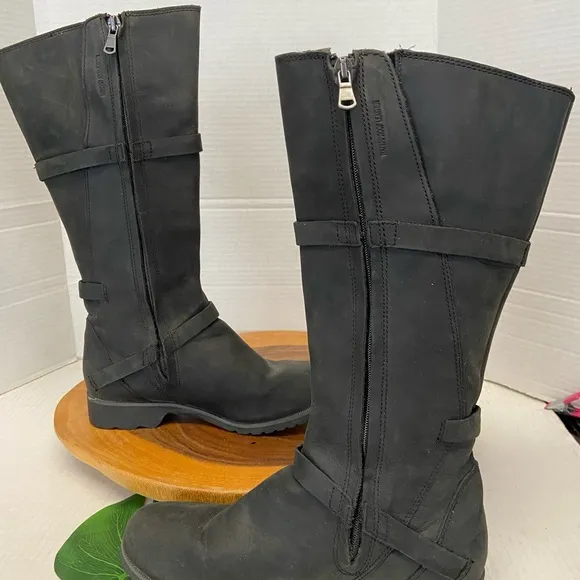Teva Waterproof Leather Hiking Outdoor Knee High Boots