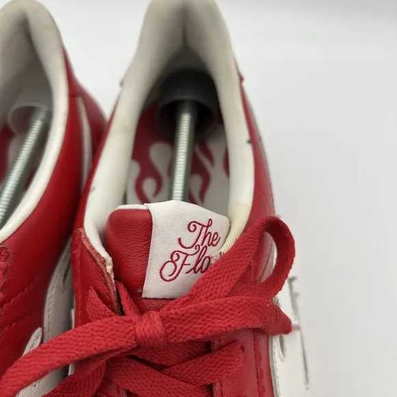 The Flame 4Hunnid YG Sneakers Red White Size 12