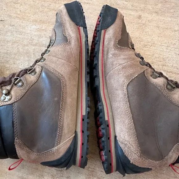 The North Face Back To Berkeley Hiking Boots Mens 9.5 Brown Waterproof Ortholite