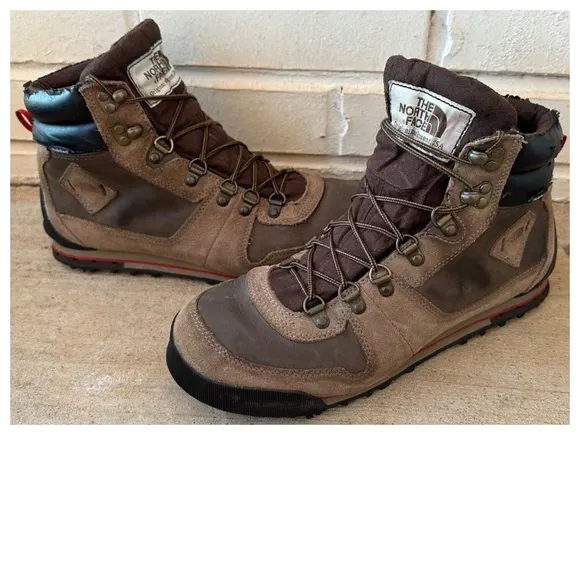 The North Face Back To Berkeley Hiking Boots Mens 9.5 Brown Waterproof Ortholite