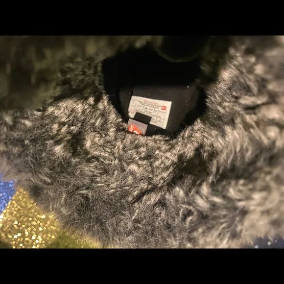 THE NORTH FACE BLACK GREY SUEDE SNOW FUAX FUR SNOW Boots GORG COZY LUX