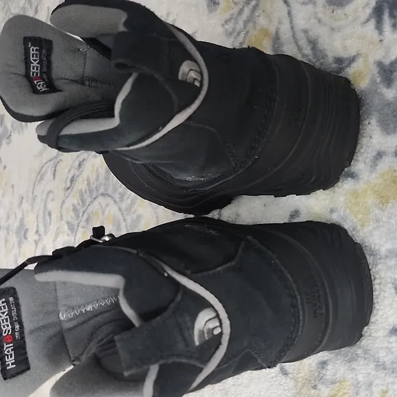 The North Face Black Insulated Winter Boots