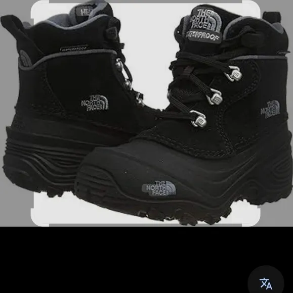 The North Face Black Insulated Winter Boots