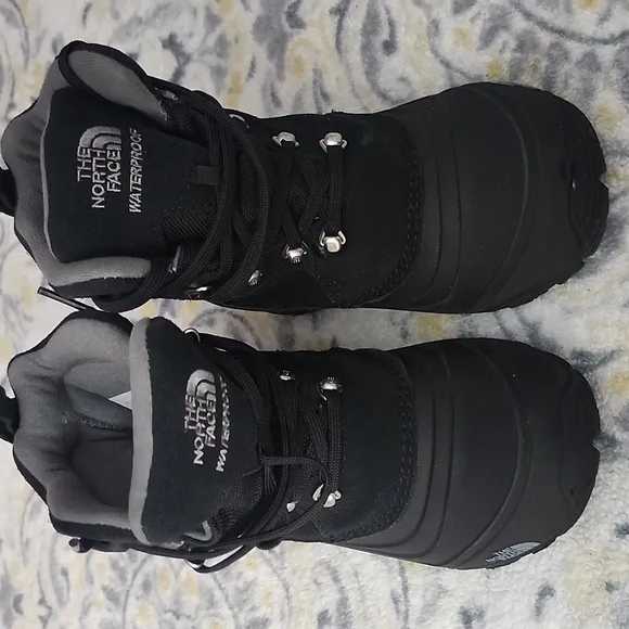 The North Face Black Insulated Winter Boots