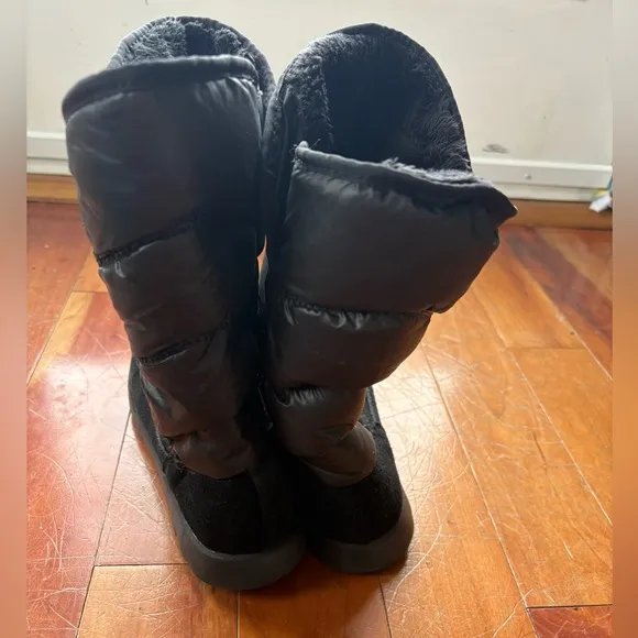 The North Face Black Sopris Winter Boots Size 7 EUC