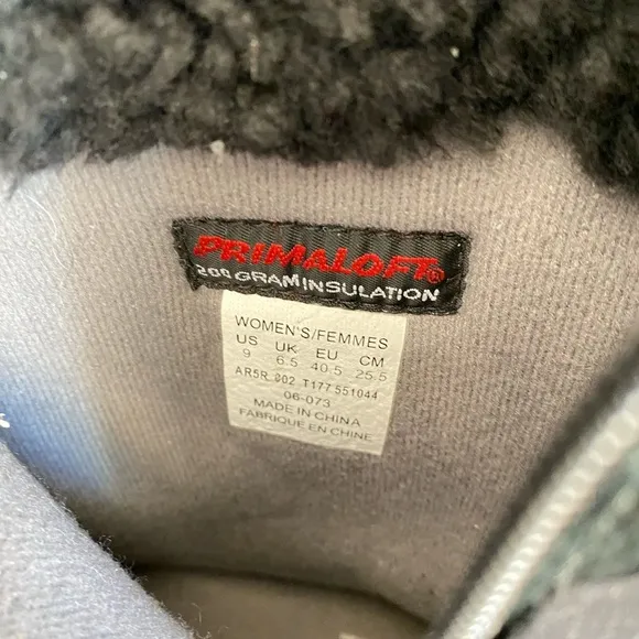 The North Face Black Suede Leather Boots, Insulated Winter Tall Boots Fold Over