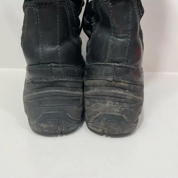 The North Face Black Tall Insulated Winter Snow Boots