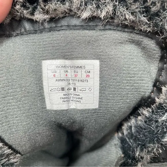 The North Face Black Tall Insulated Winter Snow Boots