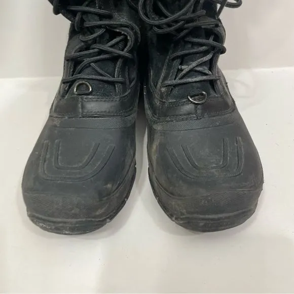 The North Face Black Tall Insulated Winter Snow Boots