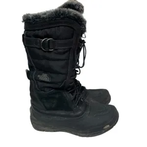 The North Face Black Tall Insulated Winter Snow Boots