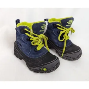 The North Face Boys sz 10 Waterproof Insulated Chilkat Lace II Snow Boots Youth
