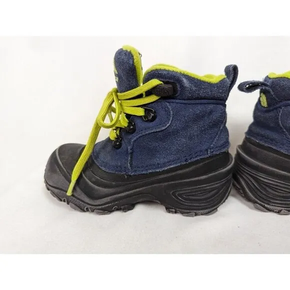 The North Face Boys sz 10 Waterproof Insulated Chilkat Lace II Snow Boots Youth