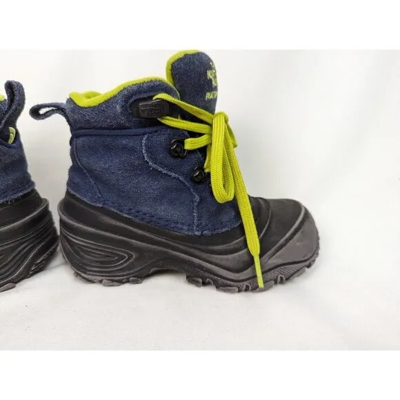 The North Face Boys sz 10 Waterproof Insulated Chilkat Lace II Snow Boots Youth