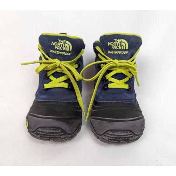 The North Face Boys sz 10 Waterproof Insulated Chilkat Lace II Snow Boots Youth