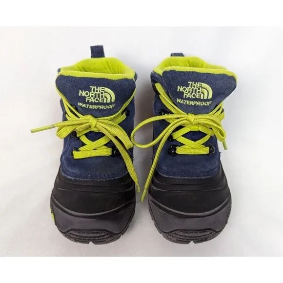 The North Face Boys sz 10 Waterproof Insulated Chilkat Lace II Snow Boots Youth