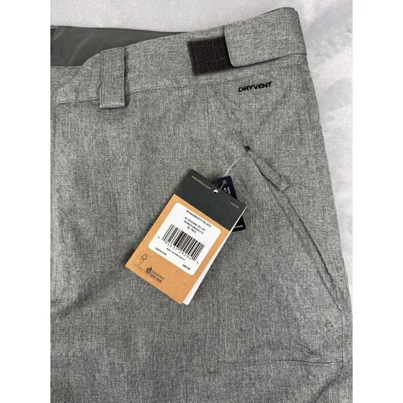 The North Face FREEDOM DryVent Snow Ski Pants Waterproof Gray Men NFOA5ABU Board