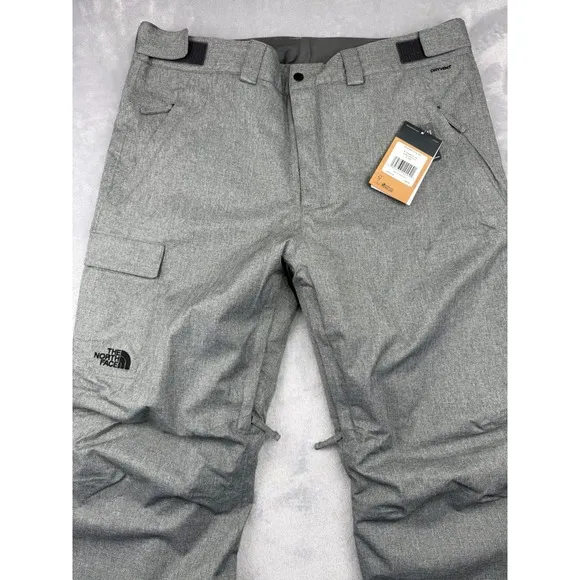 The North Face FREEDOM DryVent Snow Ski Pants Waterproof Gray Men NFOA5ABU Board