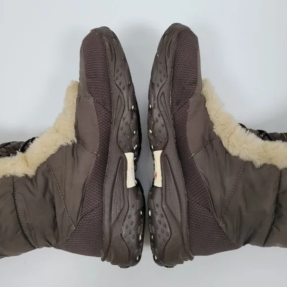 The North Face Girl's Brown Lace Up Winter Boots US Size 6