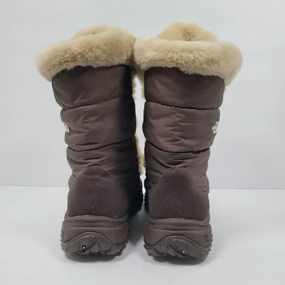 The North Face Girl's Brown Lace Up Winter Boots US Size 6