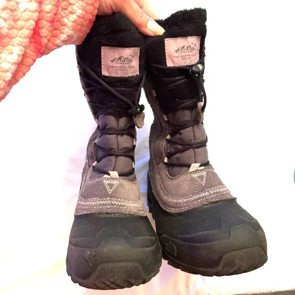The North Face Heat Seeker waterproof insulated winter boots SZ 6 Worn 2X