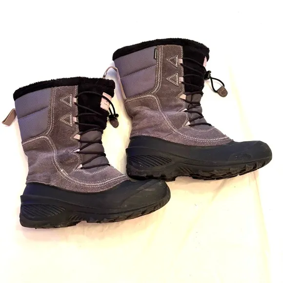 The North Face Heat Seeker waterproof insulated winter boots SZ 6 Worn 2X
