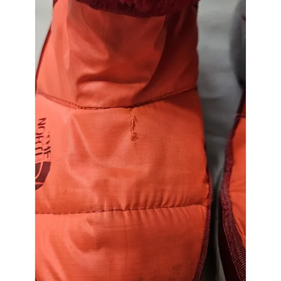 The North Face Nuptse Boots Orange, Size 2, Outdoor Bootie