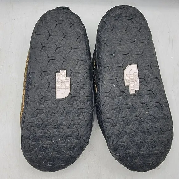 The North Face Nuptse Mule Womens 8 Metallic Bronze Gold Slippers Goose Down