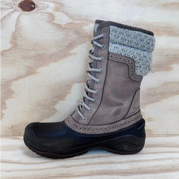 The North Face - Shellista II Tall - Winter Boots -Brown - Women's - 9 -NF00CVX2