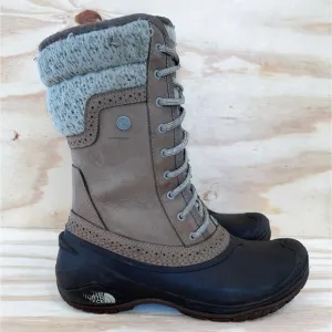 The North Face - Shellista II Tall - Winter Boots -Brown - Women's - 9 -NF00CVX2