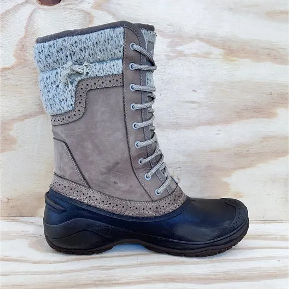 The North Face - Shellista II Tall - Winter Boots -Brown - Women's - 9 -NF00CVX2