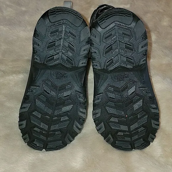 THE NORTH FACE TNF BLACK ALPENGLOW IV WATERPROOF WINTER BOOTS, SIZE 2