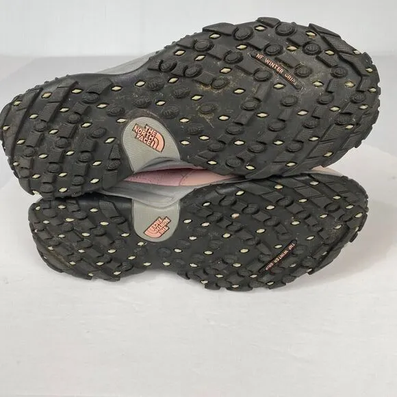 The North Face Winter Boots Women SZ 9 Pink Fur Shoes Primaloft 200g 551044 Warm