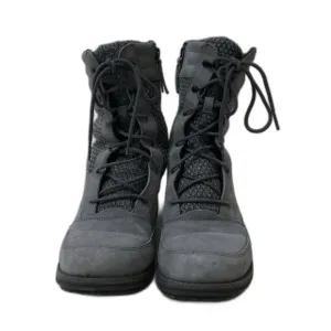 The North Face Women's  Gray Side Zip Lace-Up Boots Size 7.5