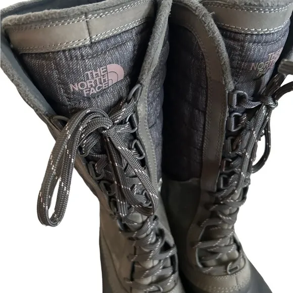 THE NORTH FACE Women’s Thermoball Utility Boots- Iron Gate/ Quail Grey Size 7