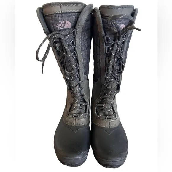 THE NORTH FACE Women’s Thermoball Utility Boots- Iron Gate/ Quail Grey Size 7