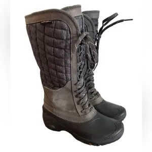 THE NORTH FACE Women’s Thermoball Utility Boots- Iron Gate/ Quail Grey Size 7