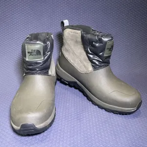 The North Face Yukiona Ankle Boots Women Size 7 Green Black Snow Winter Shoes