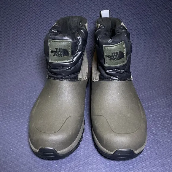 The North Face Yukiona Ankle Boots Women Size 7 Green Black Snow Winter Shoes