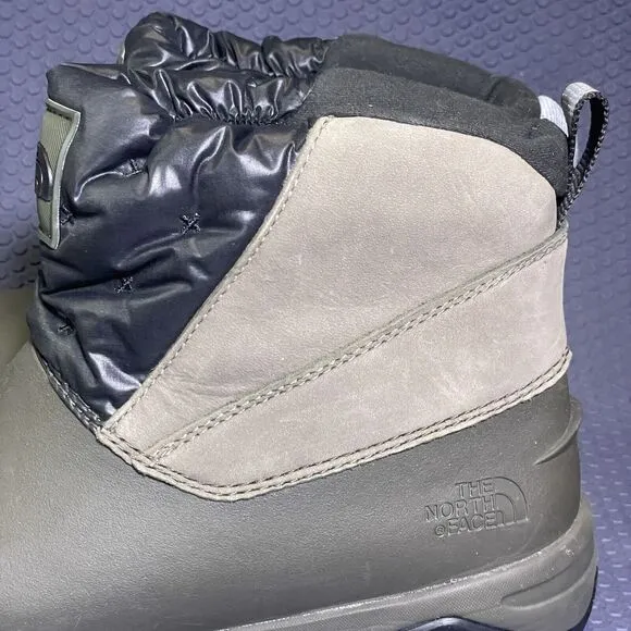 The North Face Yukiona Ankle Boots Women Size 7 Green Black Snow Winter Shoes