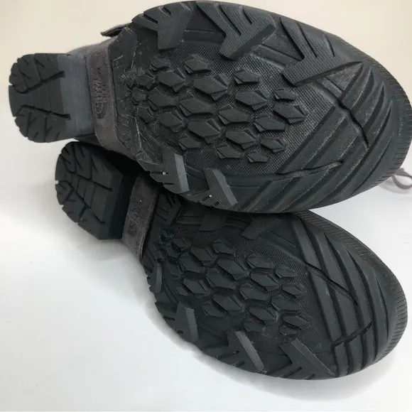 The North Face Zophia Lace Up Tall Boots Sz 8 Insulated Nubuck Waterproof