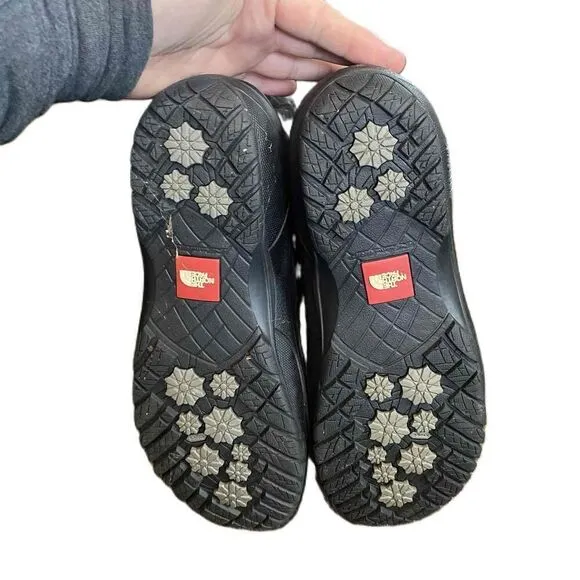 The North Face Womens Black Thermoball Utility Winter Lace Up Insulated …