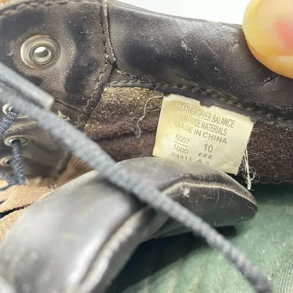 Thom McAn Brown Leather Upper Hiking Boots Men’s US 10