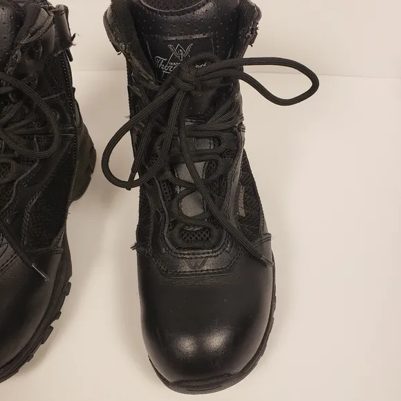 Thorogood Black Tactical Boots Women's size 8.5 Men Size 6.5