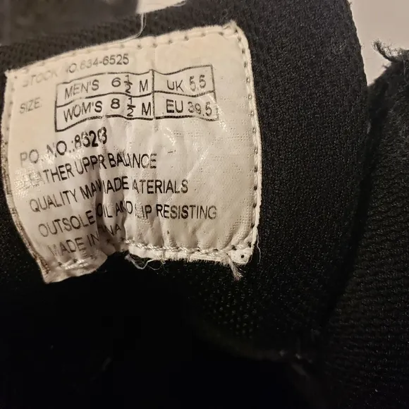 Thorogood Black Tactical Boots Women's size 8.5 Men Size 6.5