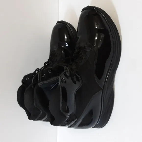 Thorogood Boots Men's USA Made Hi Gloss Uniform  black 13 lace up outdoor work