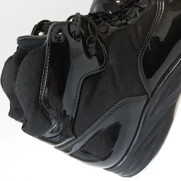 Thorogood Boots Men's USA Made Hi Gloss Uniform  black 13 lace up outdoor work