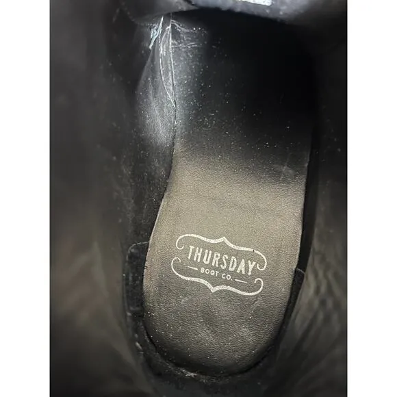 Thursday Boot Co. Everyday Black Leather Chukka Boots Handmade Men Size 12.5