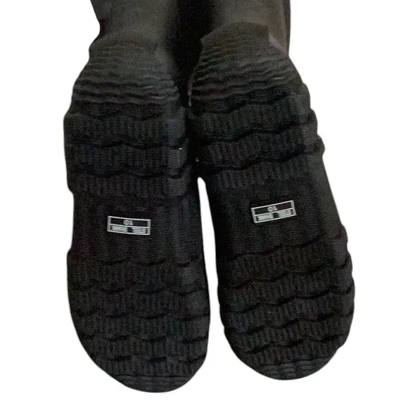 TIDEWE Rubber Boots for Men Waterproof Rain Boots Steel Shank Size 10,Black,NWOT