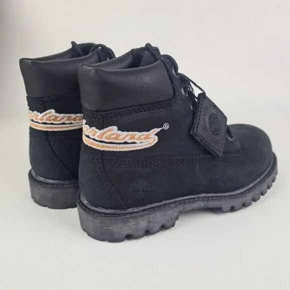 Timberland 6 In Premium Toddler Boots  Black Nubuck Outdoors